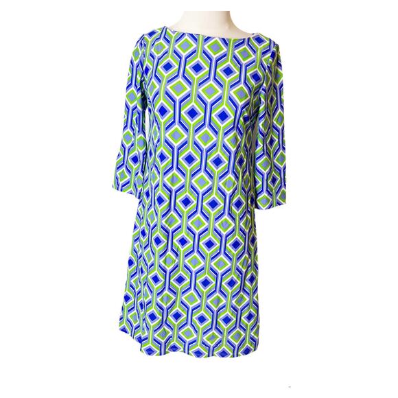NWT Jude Connally Marlowe Printed Dress trellis - Picture 7 of 8